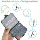 263PCS/Set Fishing Tackle Box Fishing Accessories Hook Kit Floats Lure U0E8