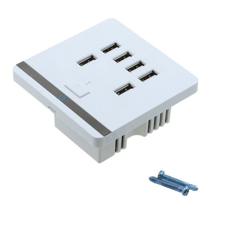 6 Ports USB 3.4A Wall Socket Outlet Wall Charger Charger For Mobile Phone