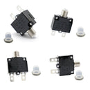 4Pcs 50V DC Push Button Circuit Breaker Manual Reset Thermal Overload Switch