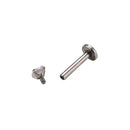 2pcs Surgical Steel Cz Labret Lip Ring Piercing Jewelry Tragus Nail Lip Stud %o