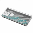 30pcs 3mm Shank 3mm Dia Round Ball Point Grinding Diamond Mounted Bits