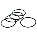 5Pcs 66mm x 60mm x 3mm Mechanical Black Rubber O Ring Oil Seal Gaskets M3Y8