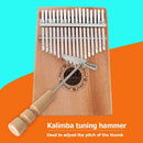 Kalimba Tuning Hammer Wooden Handle Metal Tuning Hammer for Thumb Piano A