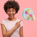 8pcs/set Non-latex Cosmetic Puff Reusable Dry-wet Dual-use Powder Puff