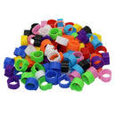 100pcs personal racing pigeon ring for leg bands  Multi-color