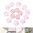 2Pcs Pink Red Sakura Cherry Blossom Flowers Paperclips Planners Paper Clips JR