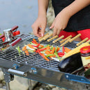 12.4-Inch Stainless Steel Grill BBQ Barbecue Kebab Skewers/Shish Kabob Sticks