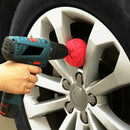 3Pcs Cone Sponge Pads + 2Pcs Ball Hub Polishing Wheel Buffing Car Beauty Wa