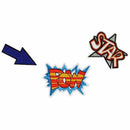 8 Pcs 4 Styles Embroidery Sew Iron On Patch Badge DIY Bag Clothes Polyester