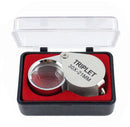 Portable Jewellers Pocket Lens 30X 21mm Loupe Magnifying Eye Glass Magnifier FT