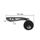 2pcs Power Single Fishing  Handle EVA Knob Drum Baitcasting Reel Handle 103.3mm