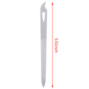 1 Pcs Stainless Steel Nail File Double Sides Thick Nails Pedicure Manicure Toolj