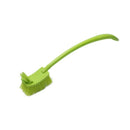 Portable Toilet Brush Plastic Long Handle Bathroom Toilet Bowl Scrub Double U2N2