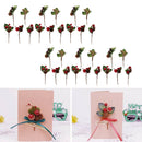 30Pack Fine Shabby Chic Artificial Dried Flowers For Wedding Card Decoration