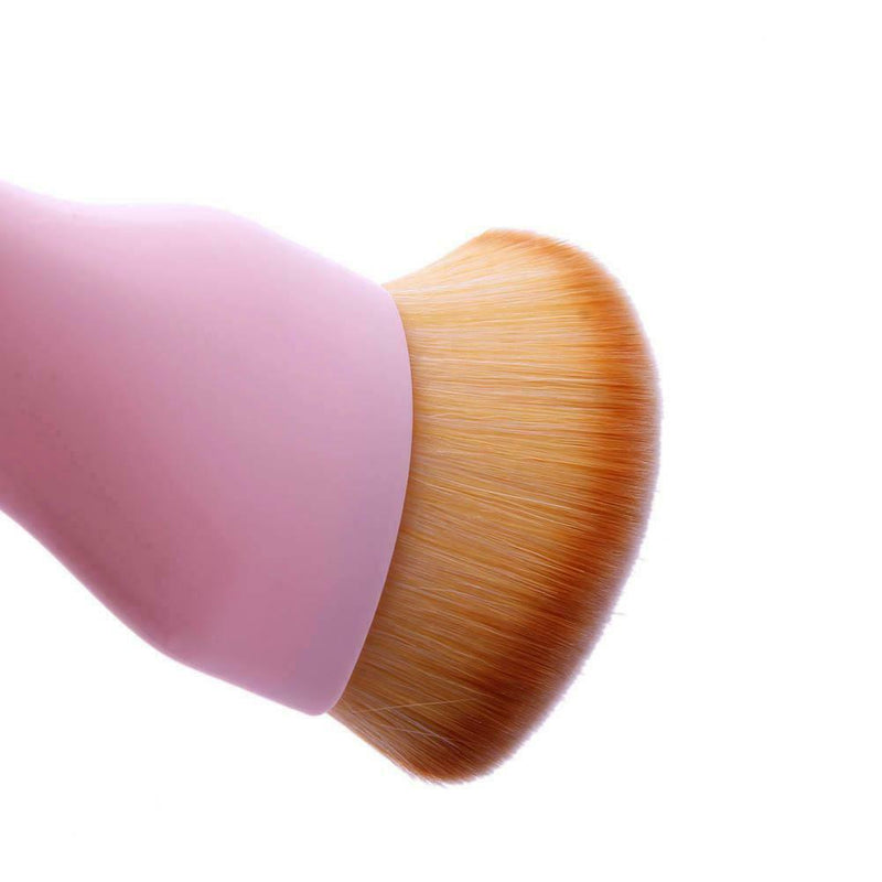Professional Cosmetic Pink Makeup Tools Foundation Brush Standing Design A