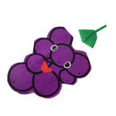 2 Sets Kids' Fruits Grape Orange Costume Fabric Outfit Dress Up Accessories
