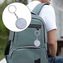 Compass Keychain 50 Year Durable Fashion Metal Key Ring With Back Shining Mirror