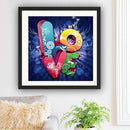 DIY 5D Diamond LOVE Painting Mosaic Embroidery Craft Cross Stitch Kit