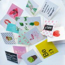 10pcs/set Cartoon Birthday Greeting Cards Blank New Year Greeting Postc 3C