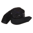 Men Black Sequin Decor Self Tie Adjustable Skinny Necktie