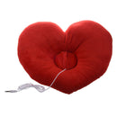Red Lover Heart Speaker Music Soft Travel Sleeping Pillow