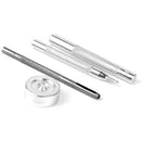 4 Snap Button Fastener Poppers Tool Sets Kit Press Stud Sewing Leather 10cm
