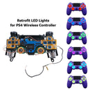 Face Buttons DTF LED Kit for PS4 Controller 6-Color Luminated D-Pad Thumsticks