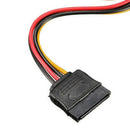 SATA Power 15-pin Y-Splitter Cable Adapter Male to Female for HDD Hard Driv K9T4
