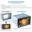 2Din Car Stereo Radio Fascia Dash Panel for Car Radio DVD Player Mounting Frame