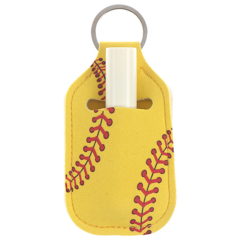 Neoprene Lipstick Holder Keychain Lip Case Storage Bag Key Chain HolderB Gn