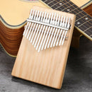 17 Keys Mbira Pocket Musical Instrument Finger Piano Kalimba Portable Thumb F3N4