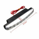 Newest 2pcs High Quality Super White 8 LED Daytime Running Lights 12V DC He V4V7