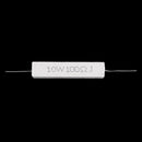 5 Pcs 10W Watt 100 Ohm 5% Axial Wirewound Cement Resistors X4U3