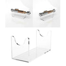 Clear Acrylic Lightsaber Display Stand Desktop Horizontal Bracket No Install
