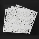 4 Pieces Screen for Living Room Hanging Screen Curtain of Room in Polyethyl