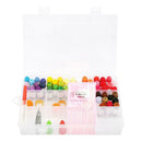 50 Colored Embroidery Thread Cross Stitching Needle Set Colorful Sewing Kit