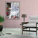 DIY Full Drill Diamond Painting Christmas Gift Dog and Bird Cross Stitch Cr