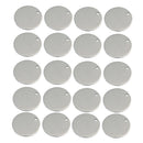60 Pcs Round Blank Drop Stamping Charms Pendants Jewelry Findings 6/15/20mm
