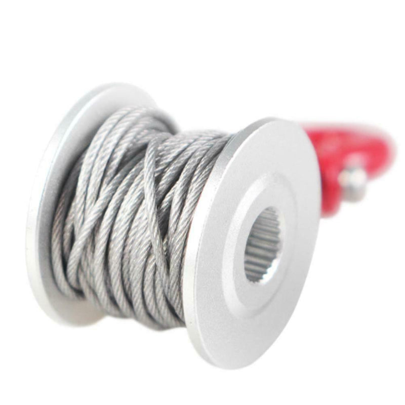 25T Metal Steering Gear Servo Winch Wheel for 1/10 RC Crawler Car TRX4 D90