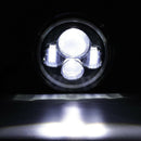 1X 7Inch Round 75W LED Headlights Hi/Lo For Motorcycle 97-18 JK TJ LJ Wrangle Kn
