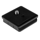 4Pcs Camera Tripods Quick Release Plate Connector for Weifeng Tripod 40x42mm