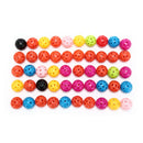 50Pcs Plastic Airflow Hollow Golf Ball Indoor Practice Training Balls OZ