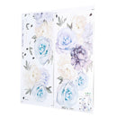 Blue Peony Rose Flowers Wall Stickers for Kids Room Living Room Home DecorJ Gw