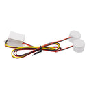 2pcs 12V-85V Car Flashing Emergency Warning LED Strobe Lights Flasher