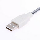 Mini USB Powered LED Cooling Flashing Real Time Display Clock Fan