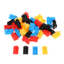 60pcs Multi-color Plastic Tank Chess Pieces Lot Party Board Game Accessories