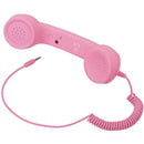3.5mm Retro Radiation-Proof Telephone Handset Cell Phone Receiver (Pink)