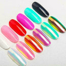 1pcs Nail Glitter Rainbow Powder Mirror Shimmer Nail Art Decoration Neon Po G6S5