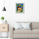 5D DIY Full Drill Diamond Painting Cow Cross Stitch Embroidery Mosaic Kit
