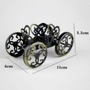 European Wrought Iron Hollow Candlestick Candle Holder Dessert Cake Stand